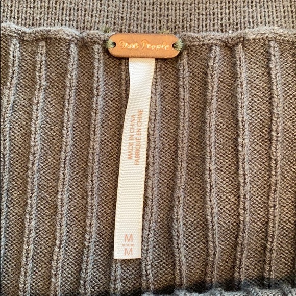 Free People Mod Wrap Mini Skirt in Thyme - Picture 7 of 11